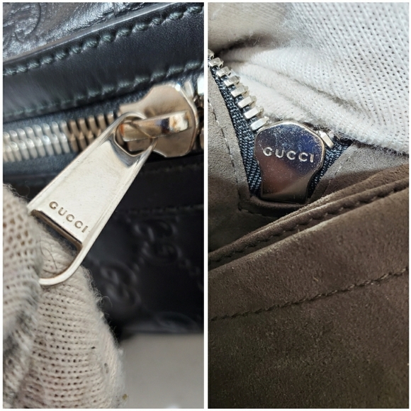 Gucci Black Signature Leather Backpack - Picture 9 of 12